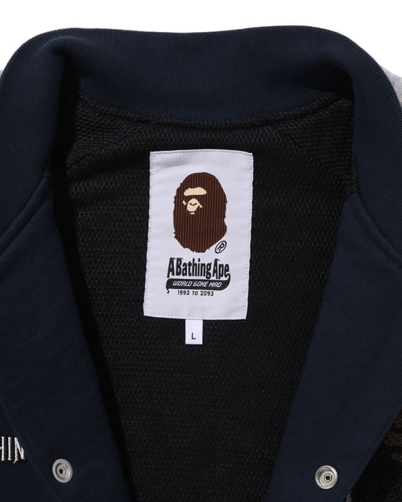 Bape Sweat Varsity Miesten Takit Laivastonsininen Sininen | ICU-763420