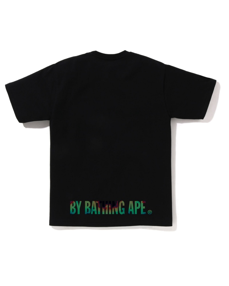 Bape Thermography Ape Face Miesten T Paidat Mustat | LGV-168453