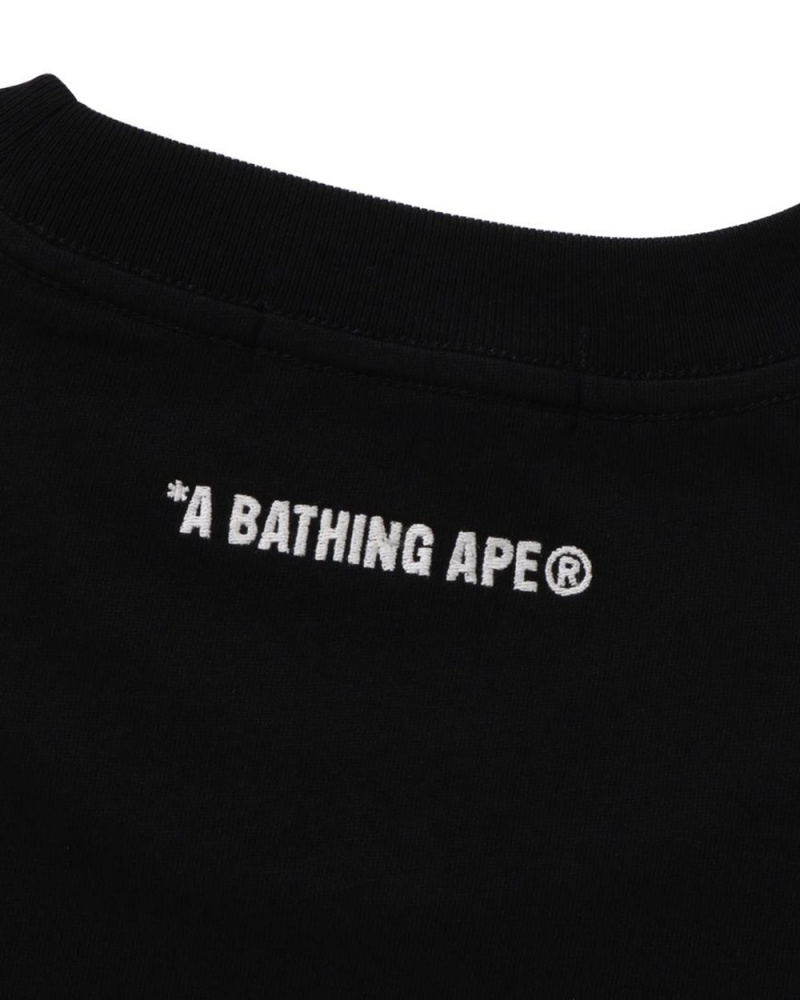 Bape Tonal Ape Head One Point Miesten T Paidat Mustat | YHZ-820479