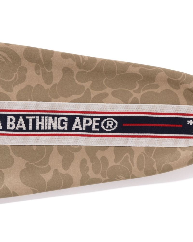 Bape Tonal Solid Track Miesten Collegepaita Beige | CKM-215087