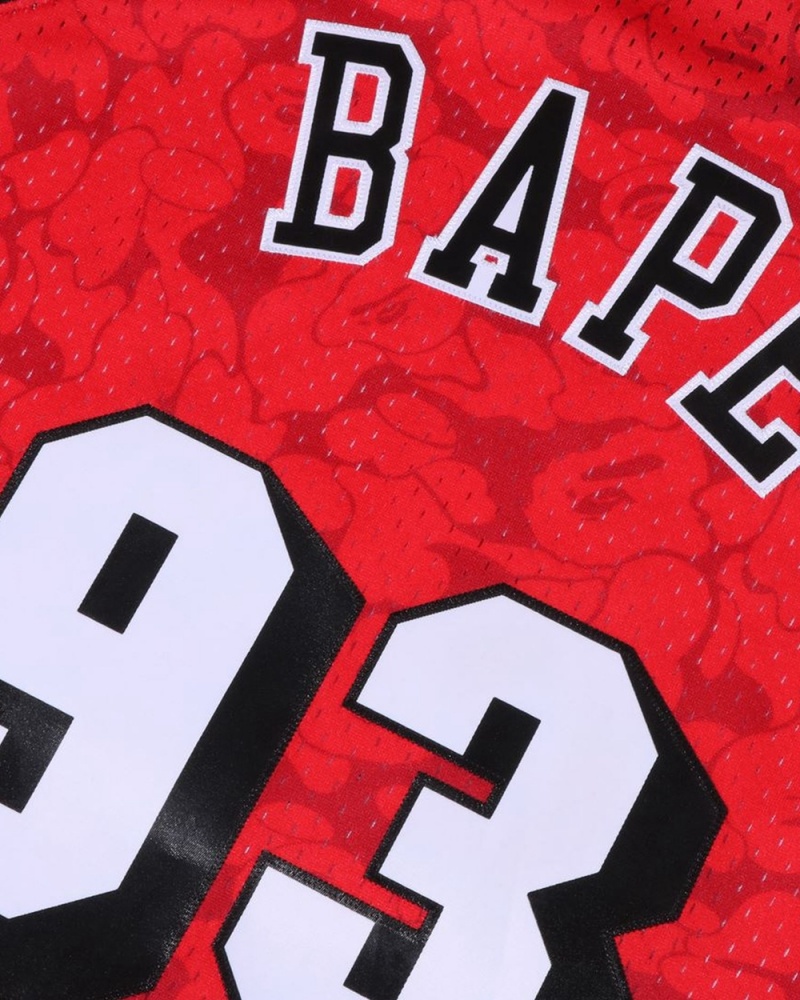 Bape X M&N Miami Heat Jersey Tank Miesten T Paidat Vaaleanpunainen | VUM-053671