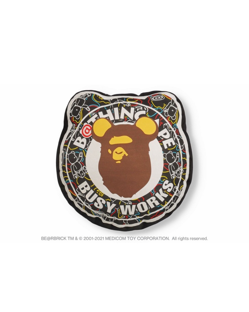 Bape X Medicom Toy BE@R Cushion Miesten Muut Tarvikkeet Mustat | RPC-125390