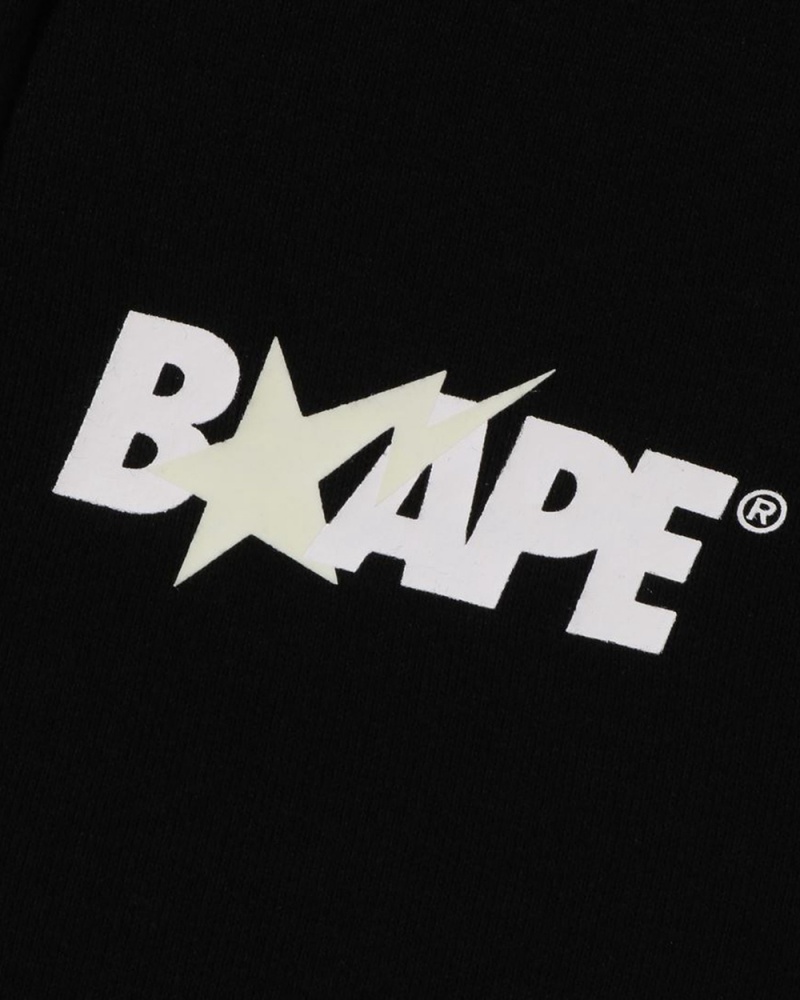 Bape Zip Hoodie Jr Lasten Päällysvaatteet Mustat | FOE-893576